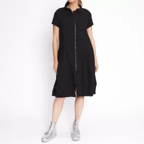 A Zip Dress - Black