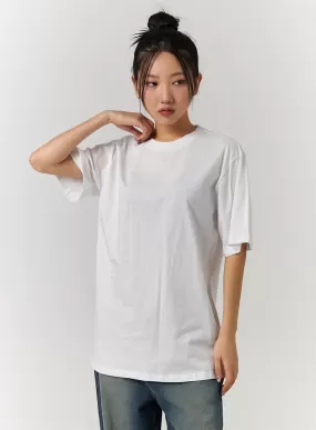 Basic Standard Fit Short Sleeve Top CD329