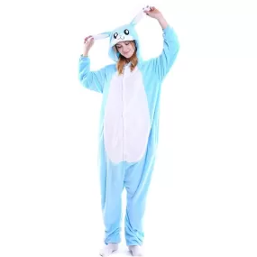 Blue Bunny Adult Onesie