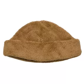 cableami - Boa Fleece Drawcord Hat - Tan