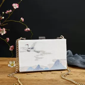 Crossbody Bag for Hanfu & Cheongsam - Mountain Cranes