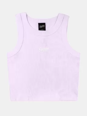 Empire Organic Rib Singlet - Lavender